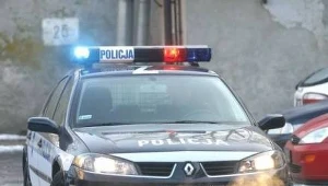Kilka radiowozów przez kilkanaście  minut ścigało uciekiniera / fot. T. Zieliński