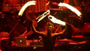 Fireshow to jedna z tegorocznych atrakcji olsztyńskich Juwenaliów.