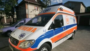 Dzieci zostały zabrane do szpitala na obserwację./fot. P. Gryn