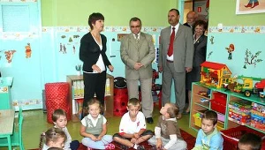 Wizyta w przedszkolu, które skorzystało z pomocy unijnej