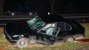 Kierowca po spowodowaniu wypadku uciekł