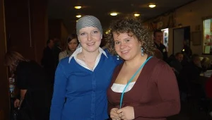 Magdalena Więcek-Szpara (po lewej) mogła liczyć nie tylko na rodzinę i najbliższych przyjaciół