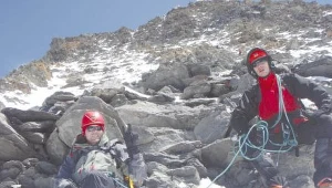 W górach ważne jest, z kim się wiążesz liną/fot. K. Babica