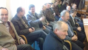 Pracownicy ZMKS, którzy przyszli na sesję