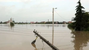 Zalane tereny Sandomierza. Dziś w mieście znaleziono ciało kolejnej ofiary powodzi