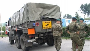 Na miejscu pracują saperzy