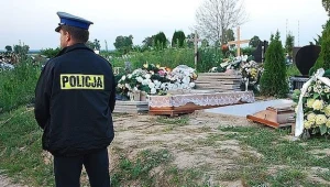 Policja zatrzymała mężczyznę, który upozorował swoją śmierć