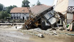Zniszczona na skutek powodzi Bogatynia / fot. Paweł Kozioł
