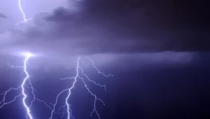 Nocne nawałnice nad północno-zachodnią Polską