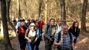 Pielgrzymi podczas drogi krzyżowej na Tarnicę/fot. Darek Delmanowicz