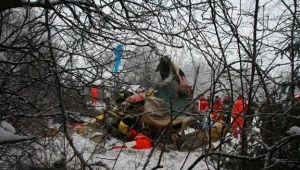 Katastrofa śmigłowca ratunkowego w Jarostowie / fot. kl