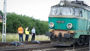 Pociąg relacji Berlin-Warszawa Wschodnia potrącił dwóch mężczyzn/fot. Grzegorz Michałowski
