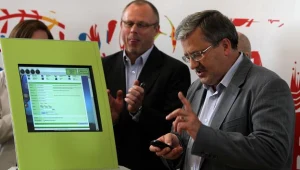 Prezydent Komorowski otworzył giżycką ekomarinę / fot. Adrian Starus