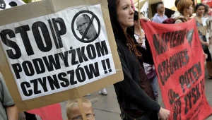 Mieszkańcy Gdańska w Marszu Pustych Garnków / fot. Adam Warżawa