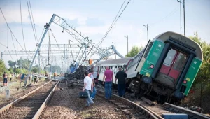 Pociąg relacji Warszawa-Katowice wykoleił się 12 sierpnia/fot. Łukasz Szeląg