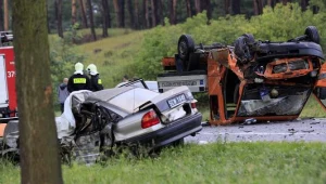 Wskutek wypadku zginęły dwie osoby / fot. Lech Muszyński