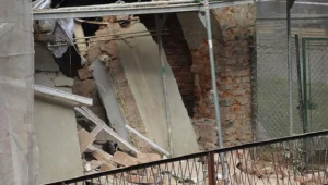 Z budynku ewakuowano 19 osób, na szczęście nikt nie został ranny/fot. Barbara Zielińska-Mordarska