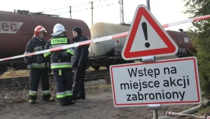 Do wycieku 60 ton oleju napędowego doszło rankiem w Gutkowie /fot. Adrian Starus