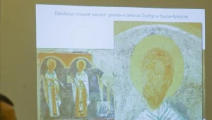 Konferencja prasowa na temat unikatowego odkrycia w Posadzie Rybotyckiej  / fot. Paweł Kula