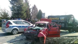 Do tragicznego wypadku doszło w Jodłowej / fot. materiały policji