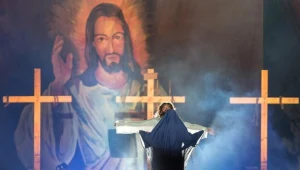 Misterium Męki Pańskiej na poznańskiej Cytadeli/fot. Adam Ciereszko