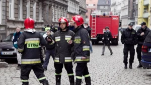 Niewybuch znaleziono przy ulicy Jagiellończyka we Wrocławiu/fot. Maciej Kulczyński