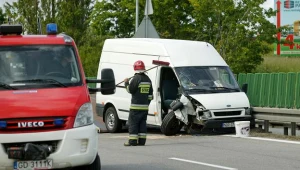 Wypadek na obwodnicy Trójmiasta/fot. Piotr Wittman
