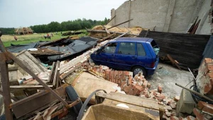 Usuwanie skutków nawałnicy w Ignacowie k. Rozprzy/fot. Grzegorz Michałowski