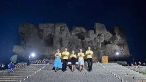 Ekumeniczne nabożeństwo o pokój na terenie Państwowego Muzeum na Majdanku /fot. W. Pacewicz