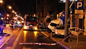 Do tragicznego wypadku doszło przy ul. Piotrkowskiej w Łodzi /fot. materiały policji