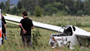 To był lot szkoleniowy, szybowiec runął podczas podchodzenia do lądowania