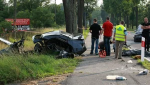 iejsce tragicznego wypadku w Mościczkach/fot. Lech Muszyński