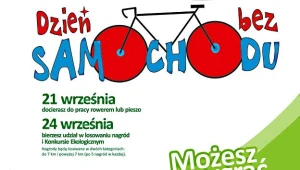 Starostwo Powiatowe po raz drugi w tym roku organizuje akcję Dzień bez Samochodu.