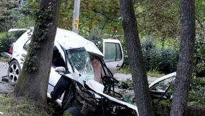 Miejsce wypadku w Niechobrzu, fot. D. Delmanowicz