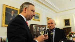 Richard Demarco został uhonorowany przez Bogdana Zdrojewskiego złotym medalem Gloria Artis