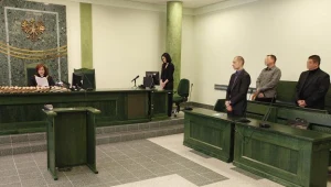 Policjanci Jan K. i Wiesław N. w ławie oskarżonych/fot. Artur Reszko