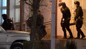 Akcja policjantów w Sanoku /fot. Darek Delmanowicz