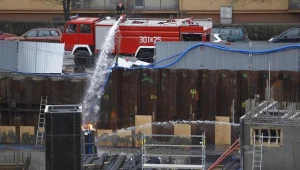 Pożar butli z acetylenem we Wrocławiu/fot. Aleksander Koźmiński