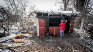 Trzy ofiary zginęły podczas pożaru altanki w Nysie/fot. Maciej Kulczyński