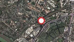 Miejsce, w którym wykoleiły się wagony