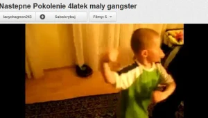 Film "Następne pokolenie. 4-latek - mały gangster" zamieszczony został na portalu youtube