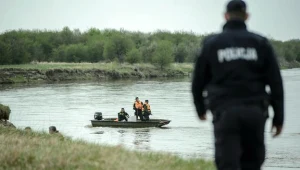 Poszukiwania wędkarzy na Wiśle /fot. W. Pacewicz