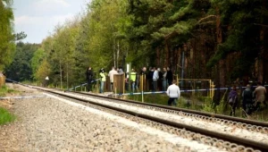 Wizja lokalna w miejscu, gdzie zginął Sebastian/fot. Dariusz Proniewicz