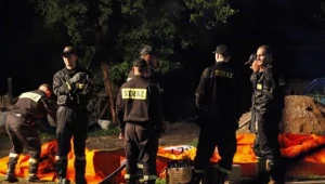 Strażacy utonęli w studni głębinowej w miejscowości Jankielówka/fot. Artur Reszko