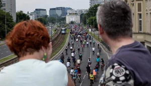 Wielka Parada Rowerowa z udziałem setek rowerzystów/ fot. Maciej Kulczyński