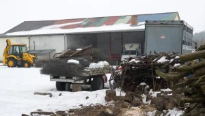 Posesja w Rosławowicach, gdzie mieści się ubojnia z ukrytymi magazynami z mięsem/ fot. G.Michałowski