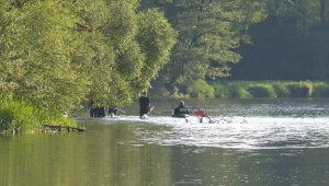 Poszukiwania ostatniego z czwórki dzieci. Fot. Grzegorz Michałowski