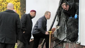 Tak wygląda miejsce pożaru, fot. Dariusz Proniewicz