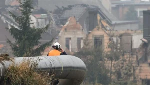 Zniszczone budynki w Jankowie Przygodzkim/fot. Jakub Kaczmarczyk