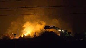 Wybuch gazu w Jankowie Przygodzkim/ fot. Przemysław Szyszka